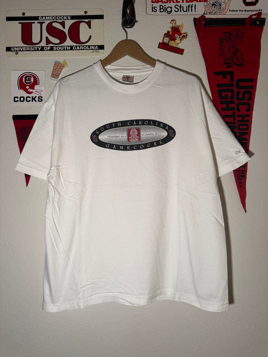 90s Gamecock Oval Logo Tee