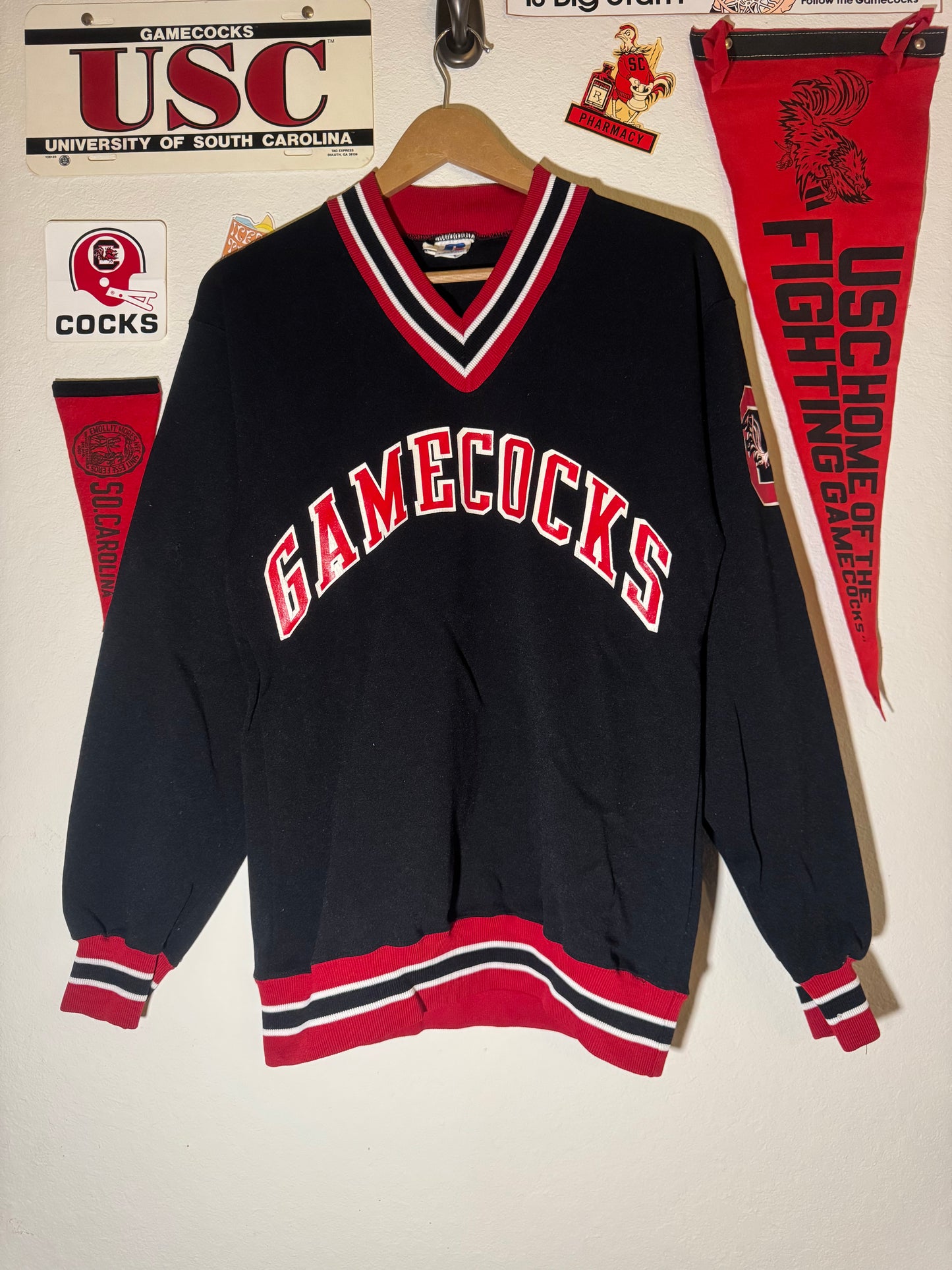 80s Carolina V Neck Crewneck