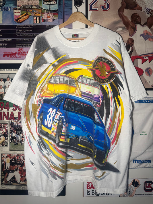 90s Winston Cup NASCAR AOP Tee