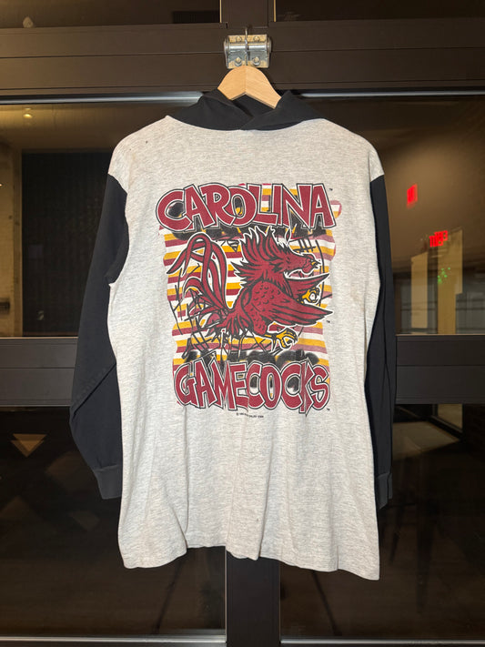 90s Carolina Gamecocks hooded Long sleeve