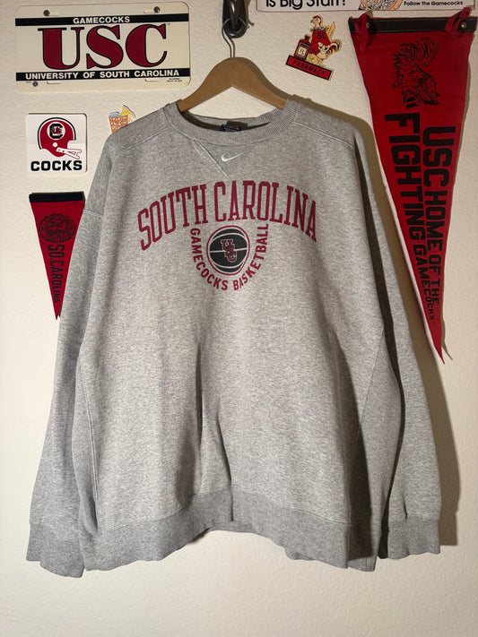 90s Gamecock Nike Basketball Crewneck