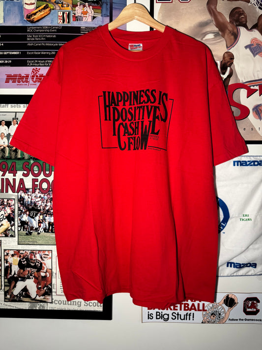 82’ Happiness is Positive Cash Flow tee