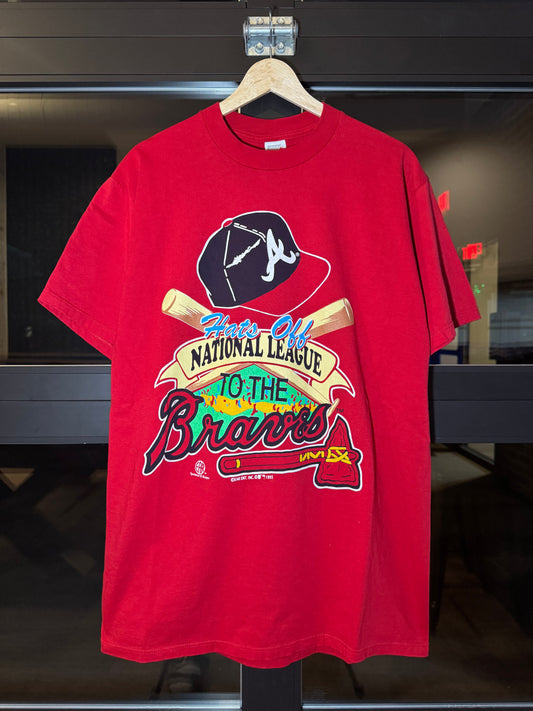 90s Braves Hats Off Tee