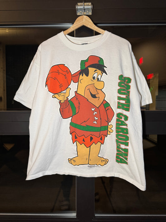 90s Flintstones S.Carolina Basketball Tee