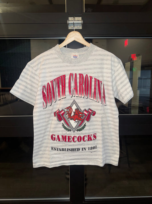 90s Striped Gamecock T-shirt